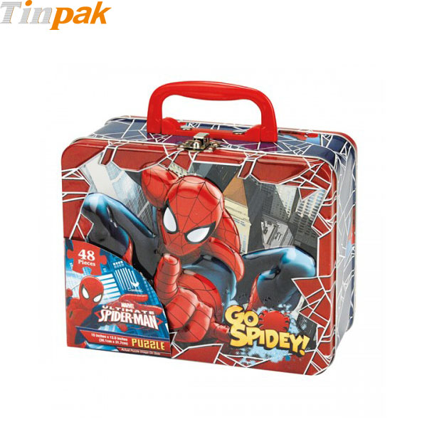 Spider-Man puzzle tins 